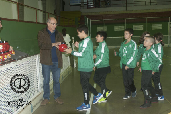 Paco Jorquera, en la entrega de premios a los jugadores de Galicia Rollers