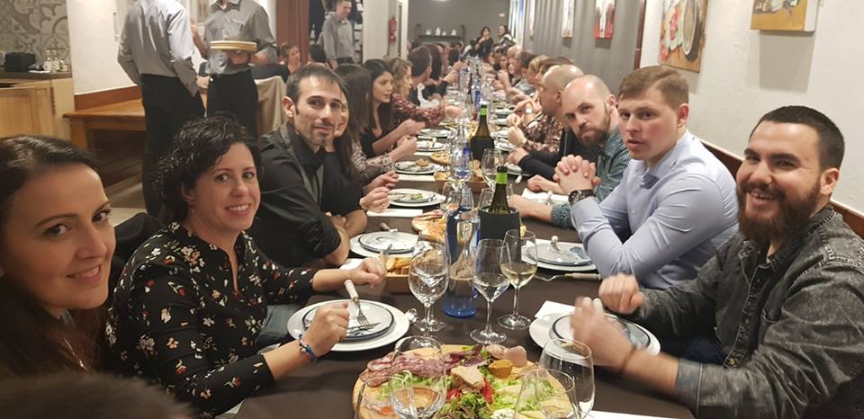 El sábado 1 de Diciembre, Galicia Rollers celebró su tradicional cena de Navidad