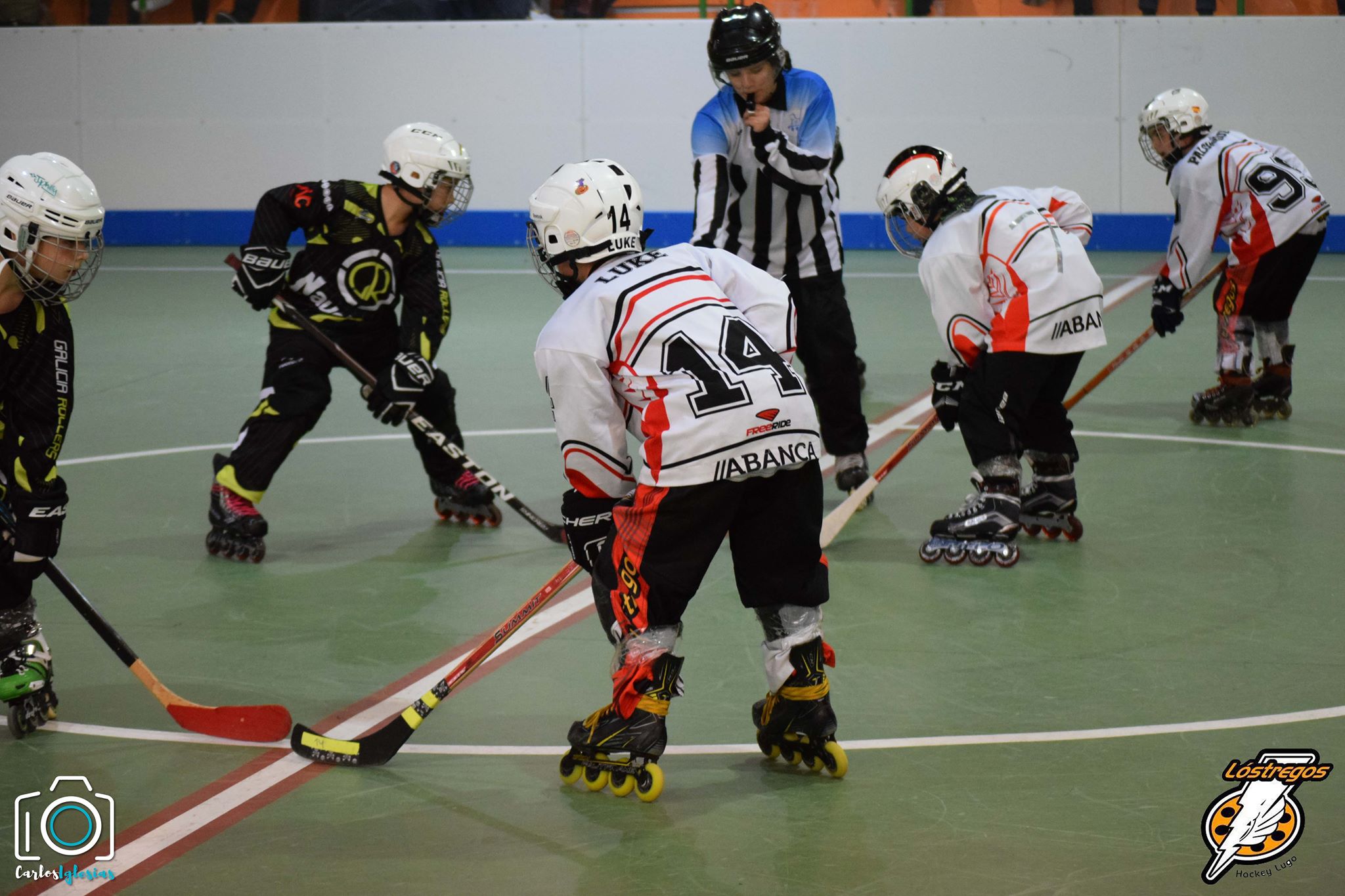 Se afianza el liderato de los benjamines de Galicia Rollers