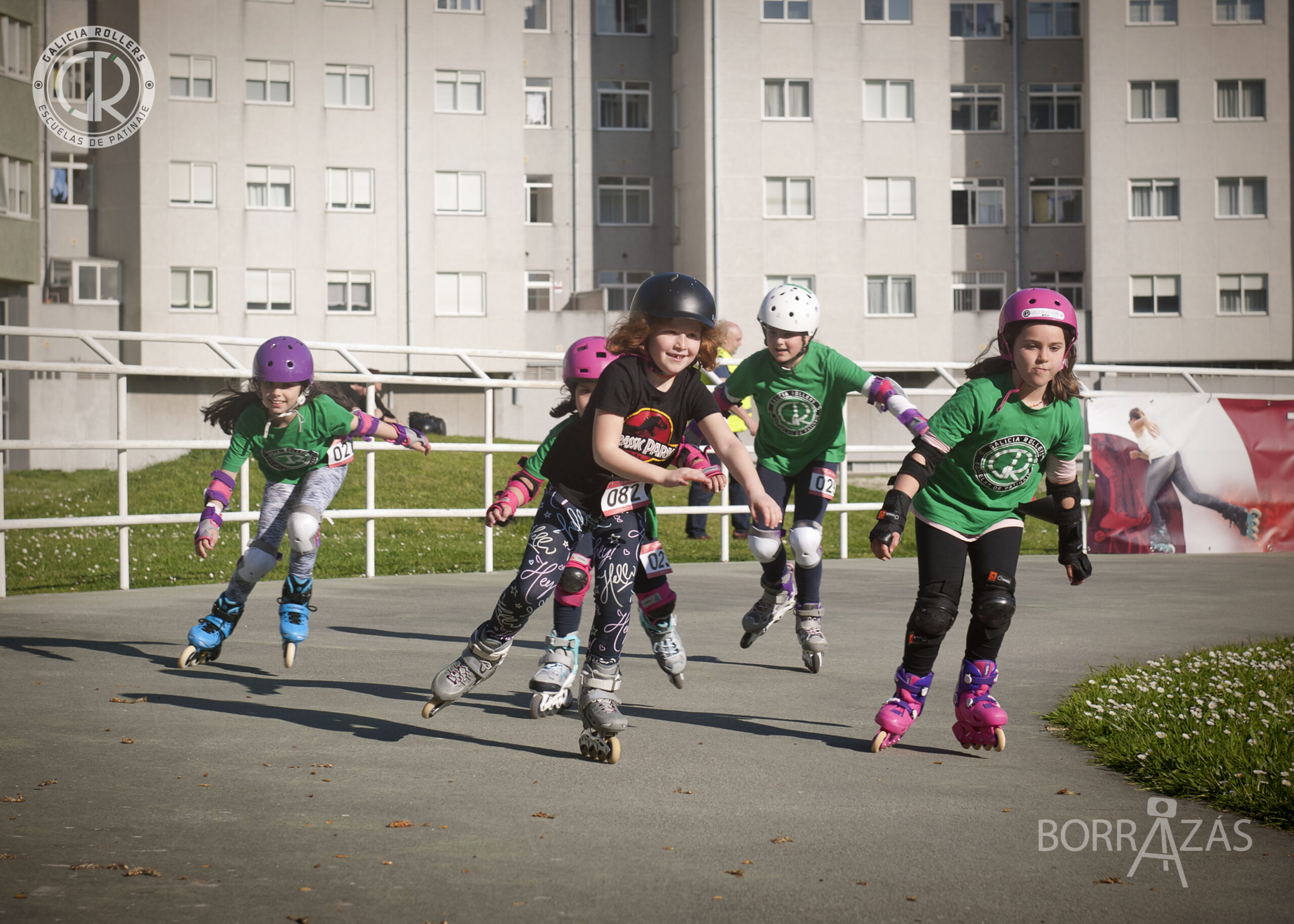 El barrio de Adormideras «rodó» a toda velocidad