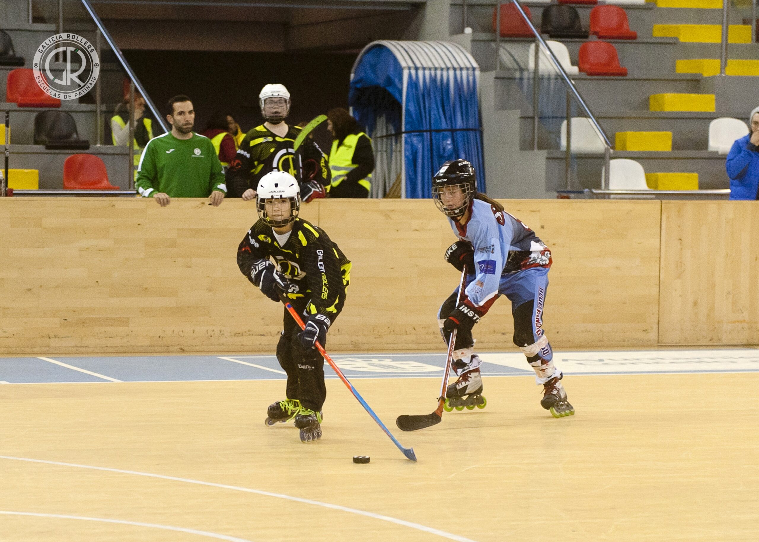 El equipo infantil de Galicia Rollers fue de menos a más