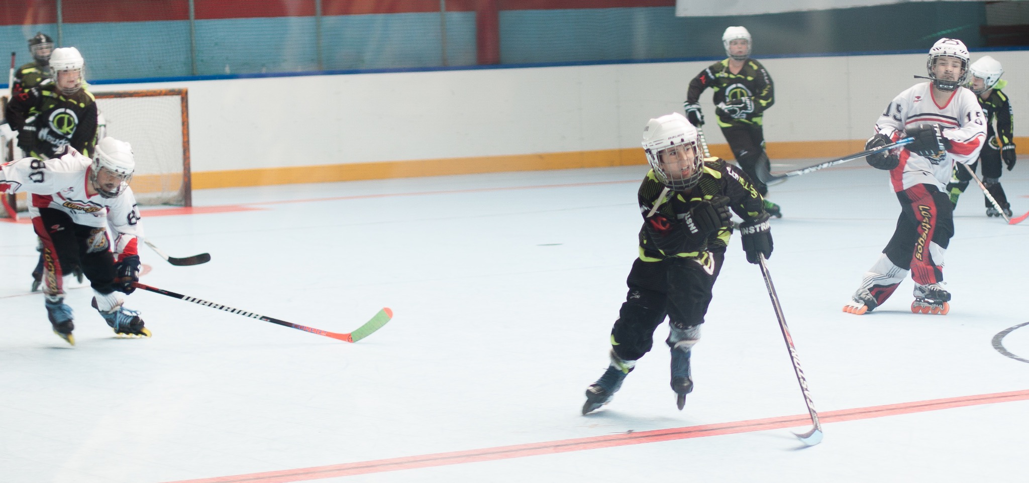 El equipo benjamín de Galicia Rollers líder con pleno de victorias