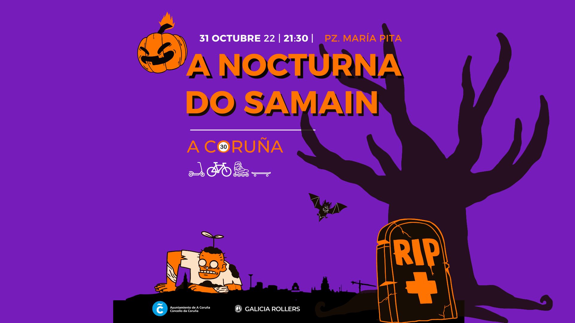 A Nocturna do Samain regresa as rúas da Coruña